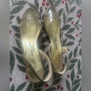 Gold Slingback Flats